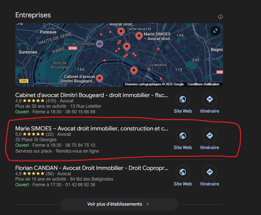 Trafic SEO - résultat d'un conultant SEO